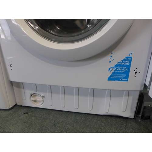 3099 - Candy Smart 8KG Integrated Washing Machine Model: CBW48DIE-80 (H820xW600xD525), Original RRP £314.17... 