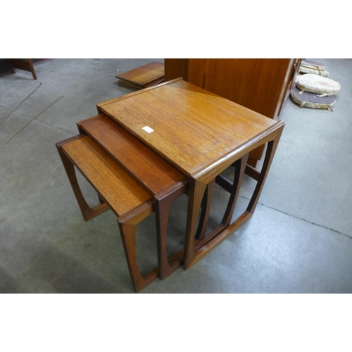 39 - A G-Plan Quadrille teak nest of tables