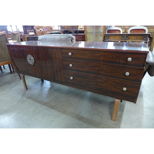 53 - A simulated rosewood sideboard