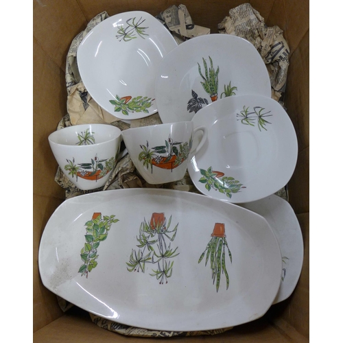 1040 - A Staffordshire Midwinter tea set **PLEASE NOTE THIS LOT IS NOT ELIGIBLE FOR POSTING AND PACKING**