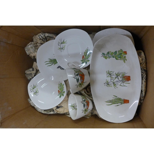 1040 - A Staffordshire Midwinter tea set **PLEASE NOTE THIS LOT IS NOT ELIGIBLE FOR POSTING AND PACKING**