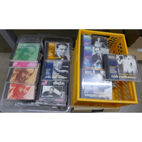 1055 - Over 200 jazz/big band CD's **PLEASE NOTE THIS LOT IS NOT ELIGIBLE FOR POSTING AND PACKING**