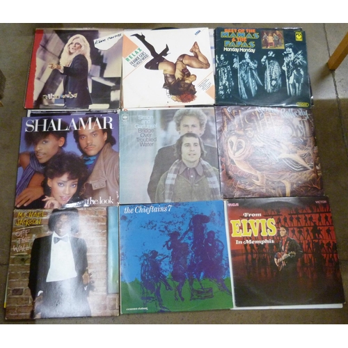 1060 - A box of over seventy various LP's; 1960's, 70's and 80's **PLEASE NOTE THIS LOT IS NOT ELIGIBLE FOR... 