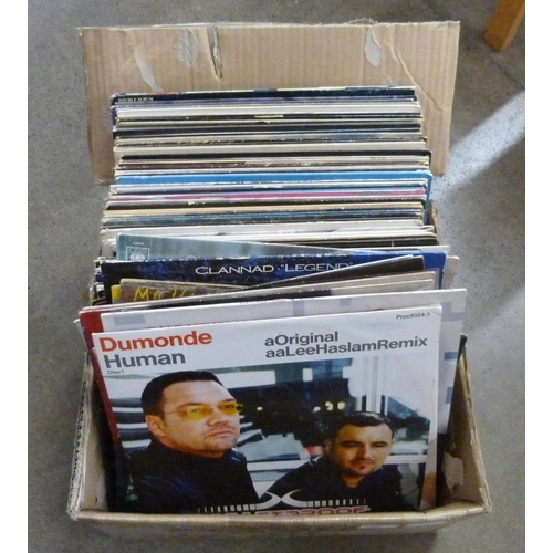 1060 - A box of over seventy various LP's; 1960's, 70's and 80's **PLEASE NOTE THIS LOT IS NOT ELIGIBLE FOR... 