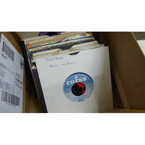 1061 - A box of sixty singles including demos, Northern soul, soul, reggae and funk **PLEASE NOTE THIS LOT ... 