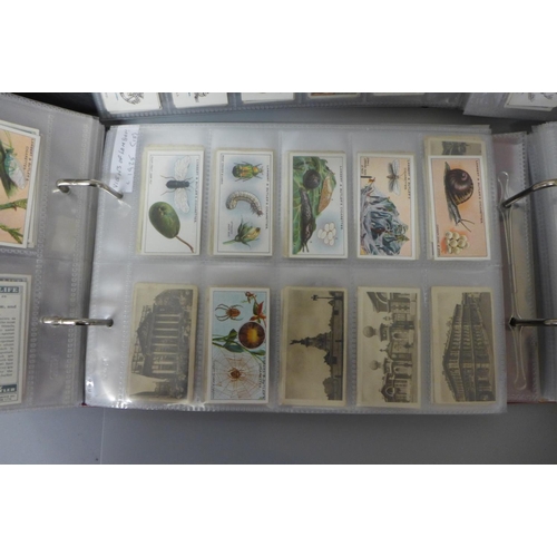 668 - Three albums of cigarette cards