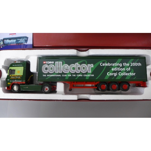 678 - A Corgi Collectors Club DAF 105XF box trailer, limited edition of 200, boxed