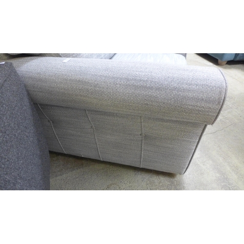 1532 - A grey upholstered love seat