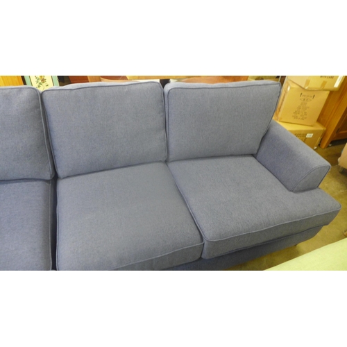 1449 - A Camden-flex hegal stone fabric two-piece corner sofa