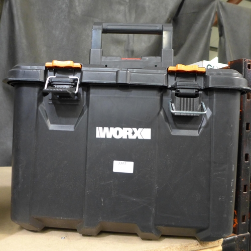 3393 - Keter Storage Box, Worx Stack N Roll  (250A -397)  * This lot is subject to vat