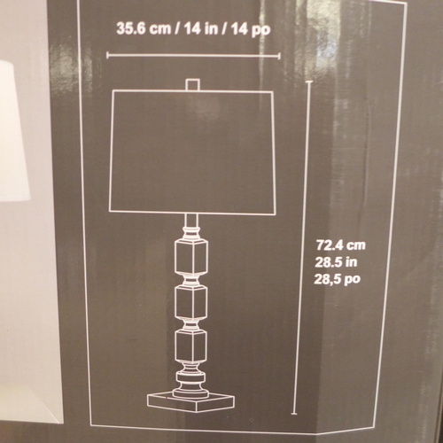 3414 - Crystal 2Pk Table Lamp   - Bridgeport Designs      (250A -395)  * This lot is subject to vat