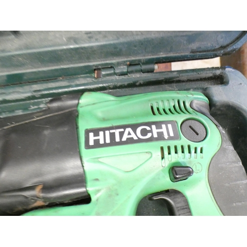 2004 - A Hitachi 24v cordless drill with 2 batteries in case