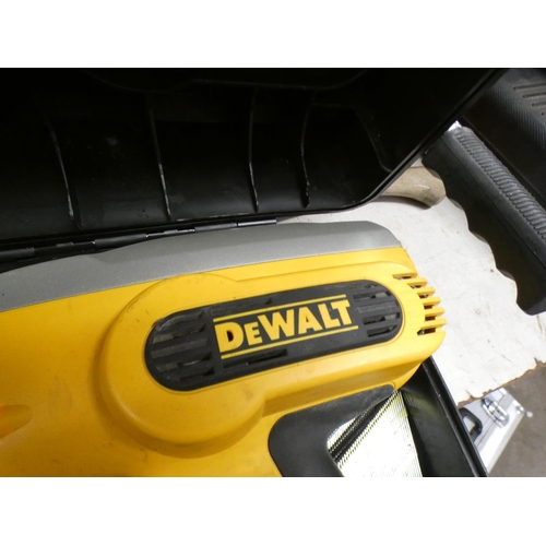 2012 - DeWalt nail gun with 3 batteries, charger, nails and case, very light use