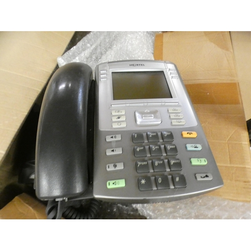 2060 - A box of Apx Nortel office network phones