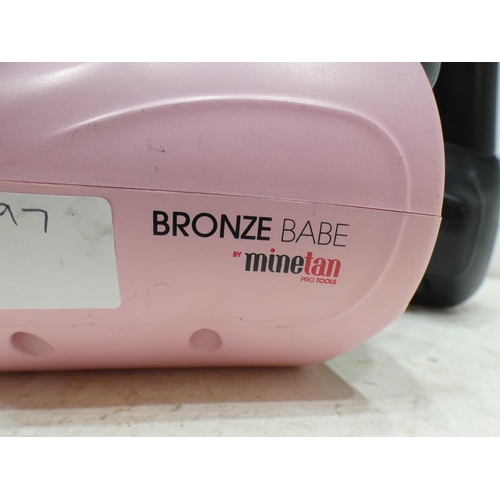 2220 - 3 Unused Bronze Babe spray tan guns (2x Black)(1x Pink)- W