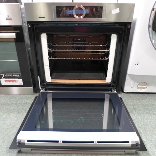 3108 - Bosch Single Electric Oven - Stainless Steel H595xW595xD548 , Model No: HBN331E6B, Original RRP £329... 