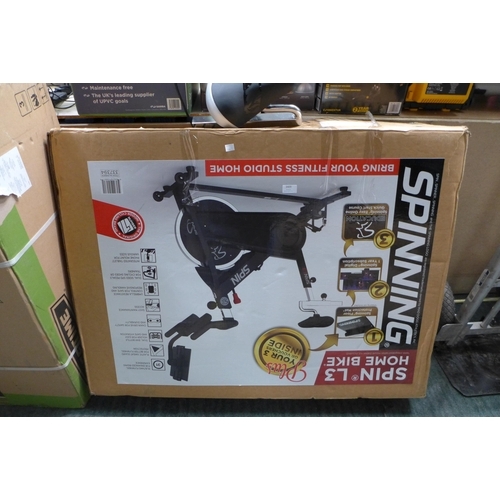 3409 - Spin Home Exercise Bike  , Original RRP  £389.99 + vat  (250A -5)  * This lot is subject to vat