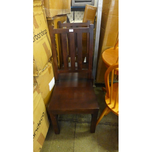 1701 - Fourteen assorted hardwood dining chairs * this lot is subject to VAT