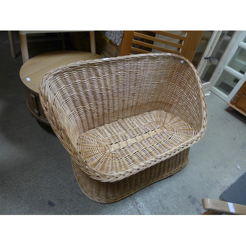 1745 - A 1960's wicker sofa