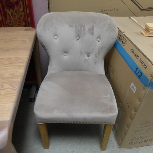 1616a - A set of four Arlo taupe chairs