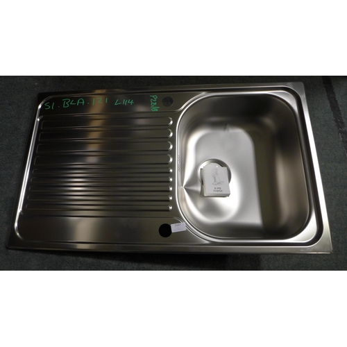 3039 - Blanco Islay 1 Bowl Stainless Steel Sink (500x860) Original RRP £99.17  inc vat  * This lot is subje... 