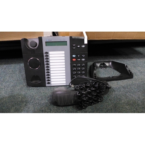 3076 - Twenty Mitel 5312 IP  phones with bases * this lot is subject to VAT