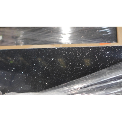 3001 - 3x  Black Sparkle Worktops (2x 1803, 1x 2000 x600x38mm Approx.)   * This lot is subject to vat