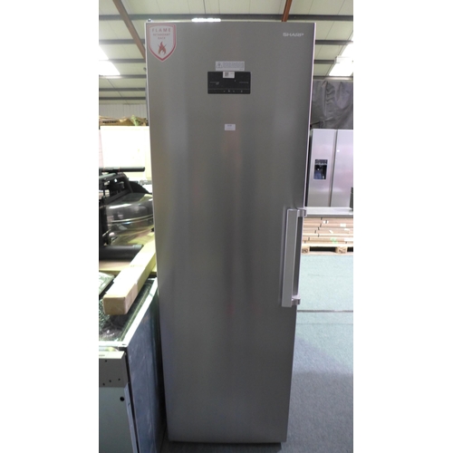 3038 - Sharp Inox Freezer Tall 280L (Model: SJ-SC31CHXIF) (4110-22)  Original RRP £458.33+ VAT  * This lot ... 