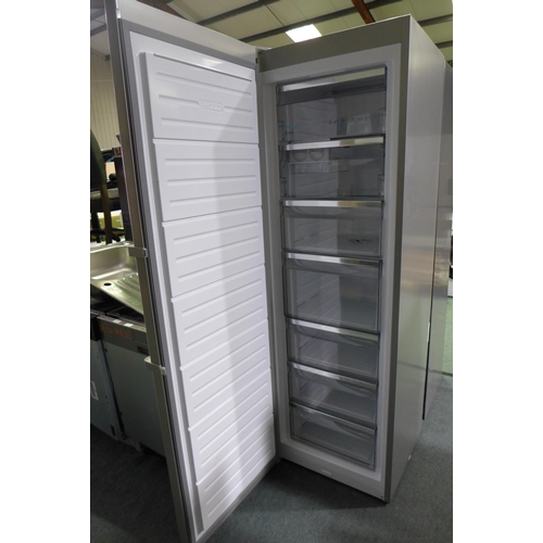 3038 - Sharp Inox Freezer Tall 280L (Model: SJ-SC31CHXIF) (4110-22)  Original RRP £458.33+ VAT  * This lot ... 