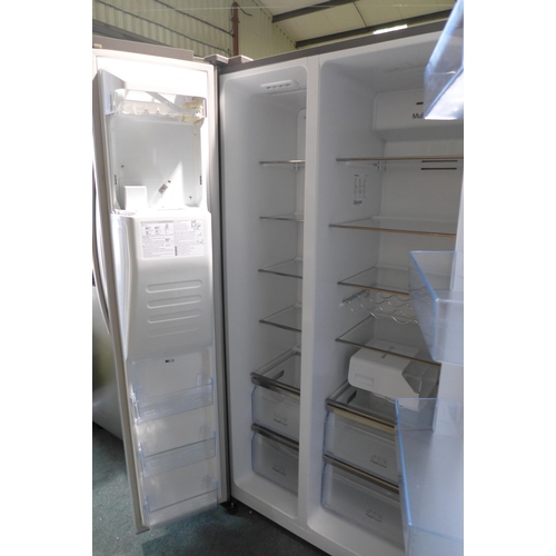 3049 - Hisense Side-By-Side Stainless Steel Fridge Freezer (Model: RS694N4IIF) (4110-24)   Original RRP £66... 