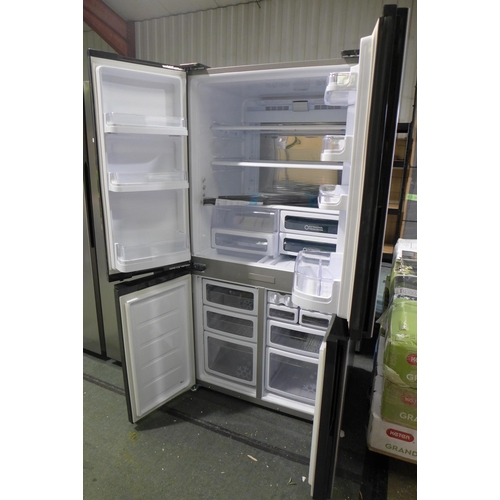 3055 - Sharp 4-Door Fridge Freezer (Model: SJ-EX820F2-SL) (4110-42)   Original RRP £733.33+ VAT  * This lot... 