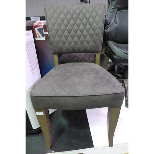 3065 - Pair of Bentley Sierra Dark Grey Fabric Chairs (4105-25)  Original RRP £324.91+ Vat* This lot is sub... 