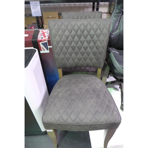 3065 - Pair of Bentley Sierra Dark Grey Fabric Chairs (4105-25)  Original RRP £324.91+ Vat* This lot is sub... 