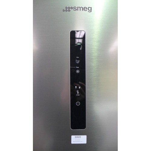 3069 - Smeg Stainless Steel Fridge Freezer  (Model: FC18XDNEUK) (4110-41)   Original RRP £333.33+ VAT  * Th... 