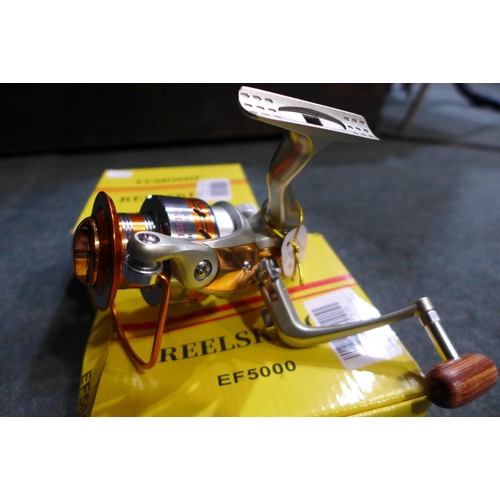 3074 - Two Yumoshi EF5000 fishing reels