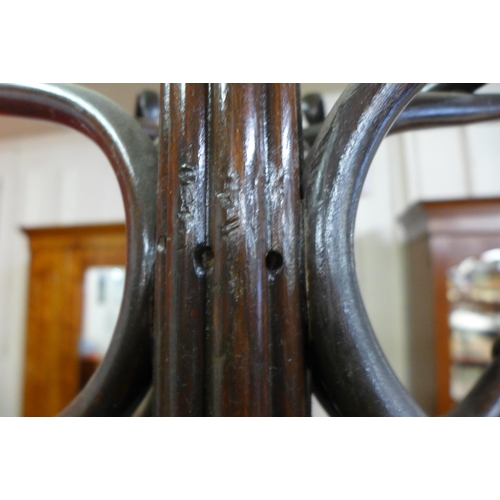 3 - An early 20th Century beech bentwood coatstand