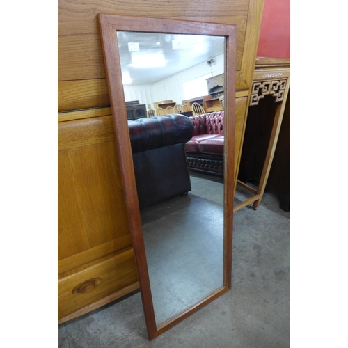 49 - A teak framed mirror