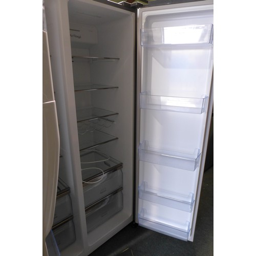 3050 - Hisense Side-By-Side Stainless Steel Fridge Freezer (Model: RS694N4IIF) (4110-25)   Original RRP £66... 