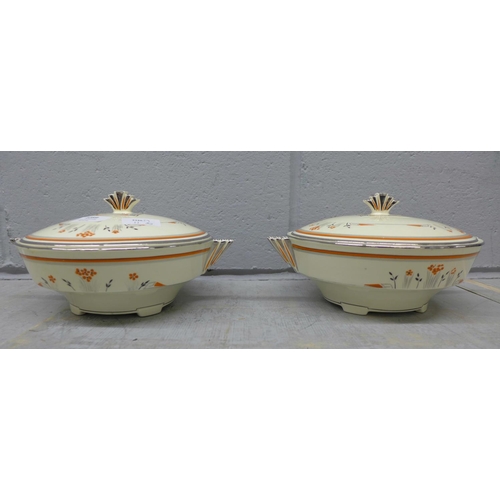 1059 - Two Royal Venton tureens **PLEASE NOTE THIS LOT IS NOT ELIGIBLE FOR POSTING AND PACKING**