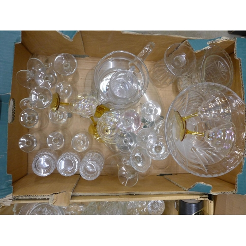 1089 - China, tea ware and glass ware, (4 boxes) **PLEASE NOTE THIS LOT IS NOT ELIGIBLE FOR POSTING AND PAC... 