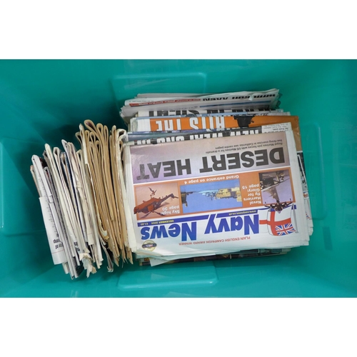 1092 - A collection of over 400 Navy News publications dating from 1970's to present day **PLEASE NOTE THIS... 