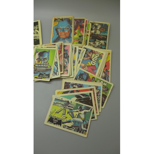 659 - A collection of National Periodical Publications Batman cards and A&BC Man from U.N.C.L.E cards