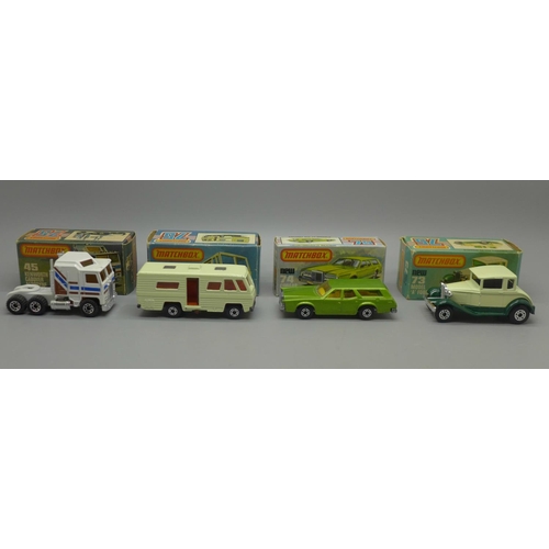 706 - Twenty-two Matchbox 75 vintage die-cast model vehicles, 1976-1981, all boxed (collected by the vendo... 