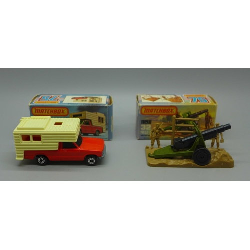 706 - Twenty-two Matchbox 75 vintage die-cast model vehicles, 1976-1981, all boxed (collected by the vendo... 