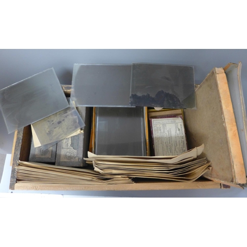 708 - Approximately 200 glass plate negatives of various sizes, ecclesiastical subjects