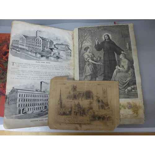 727 - Two postcard albums and a collection of loose postcards, early 20th Century onwards