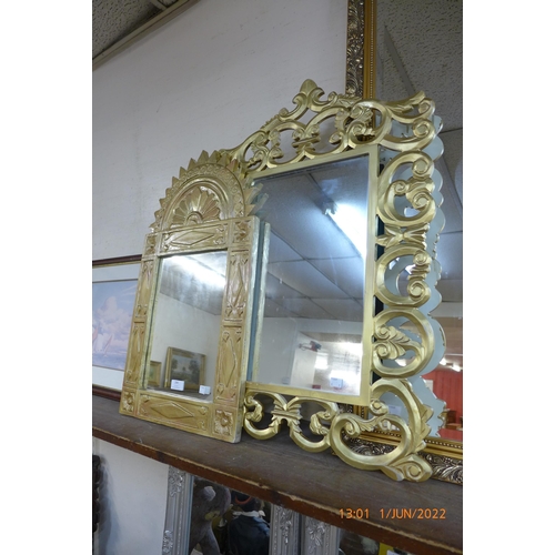 284 - Two gilt framed mirrors