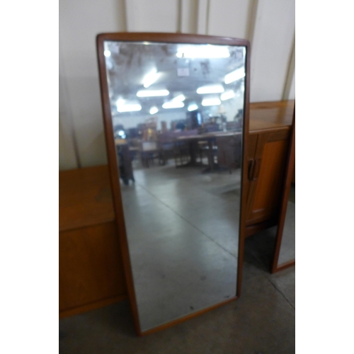 48 - A teak framed mirror