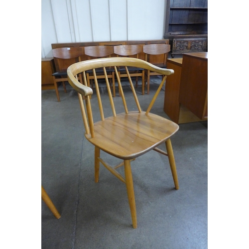 61 - A pair of Centa light beech chairs