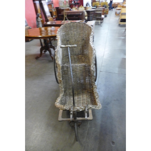 99 - A Victorian cane bath chair